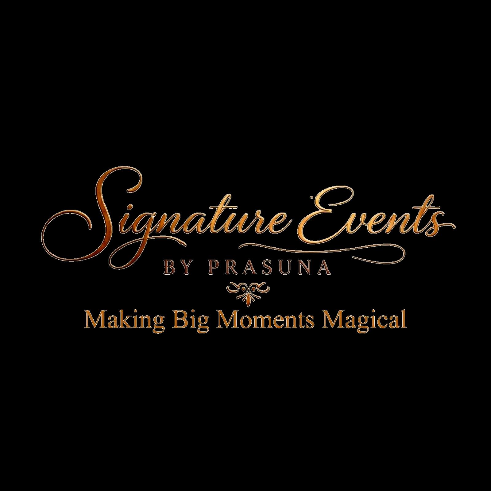 Signature Events by Prasuna