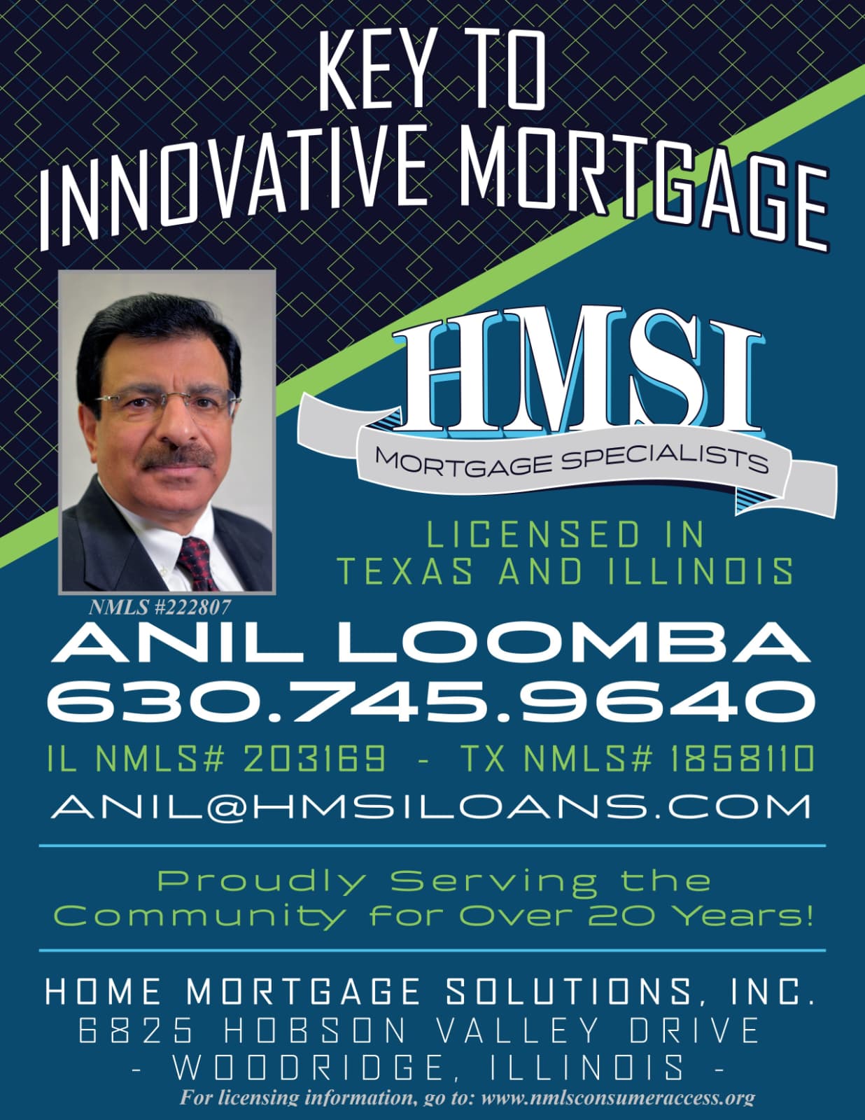 HMSI Mortgage Specialists — Anil Loomba