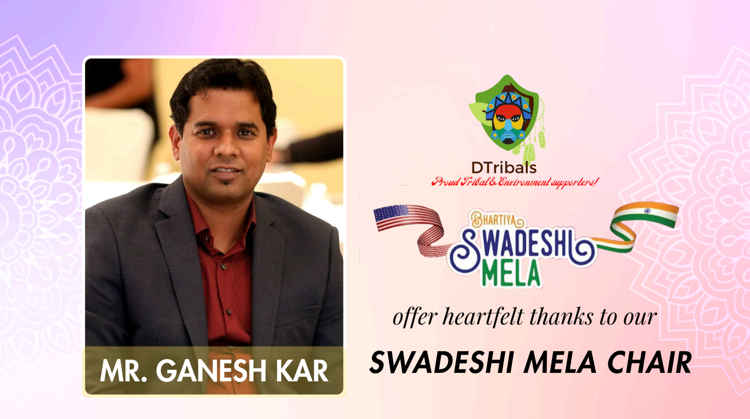 Mr. Ganesh Kar — Swadeshi Mela Chair