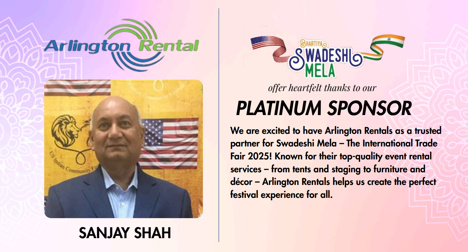 Arlington Rental — Platinum Sponsor